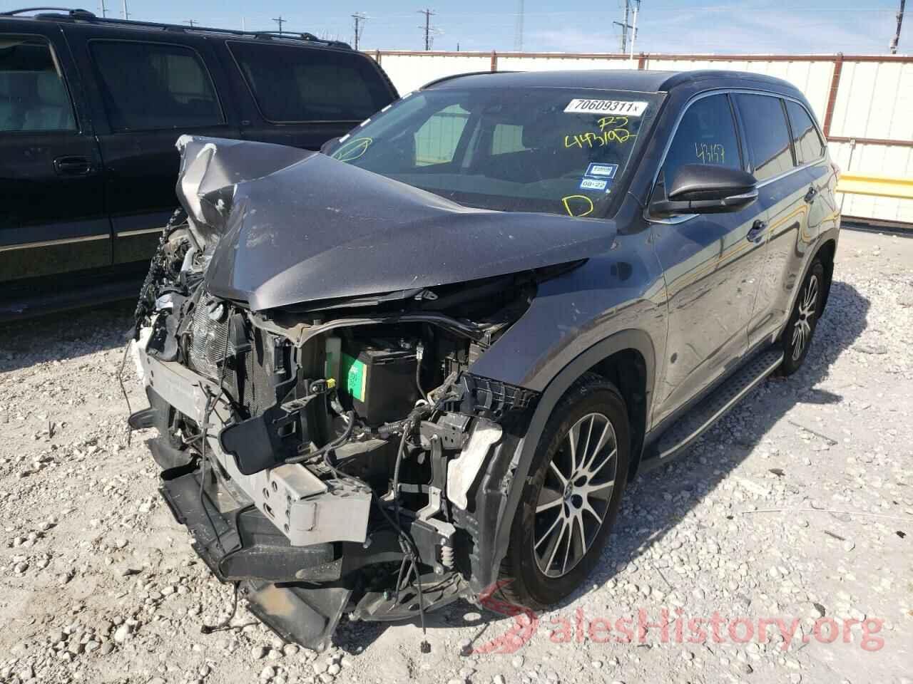 5TDJZRFH6HS443192 2017 TOYOTA HIGHLANDER