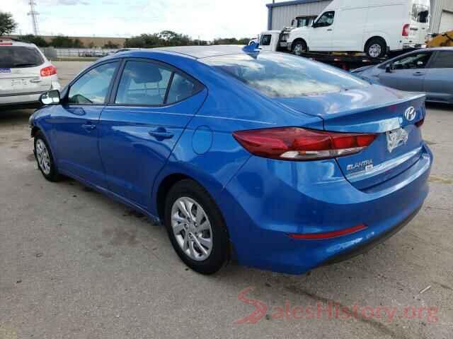 KMHD74LFXHU367492 2017 HYUNDAI ELANTRA