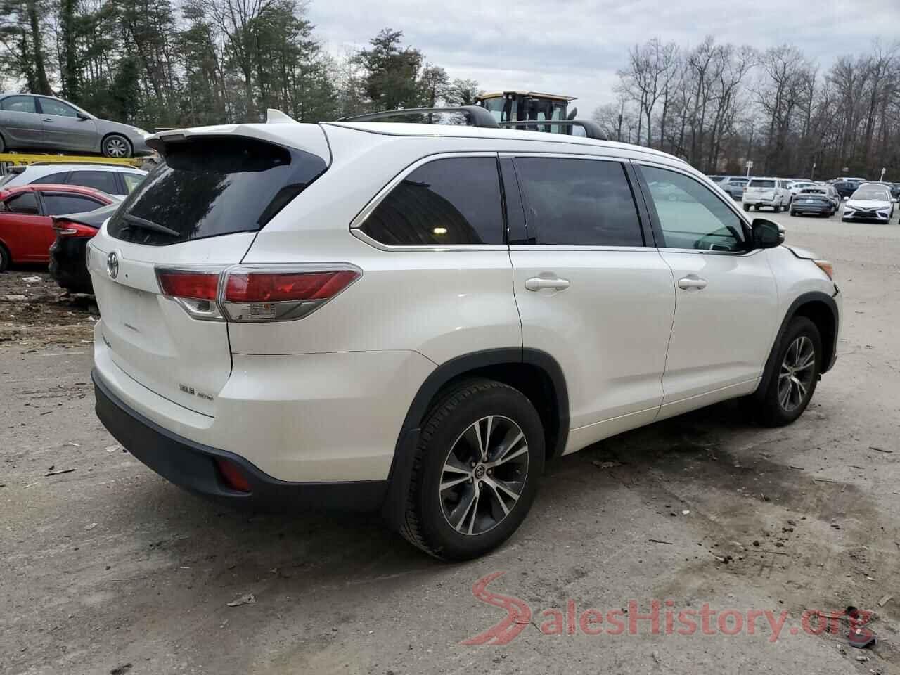 5TDJKRFH5GS251314 2016 TOYOTA HIGHLANDER