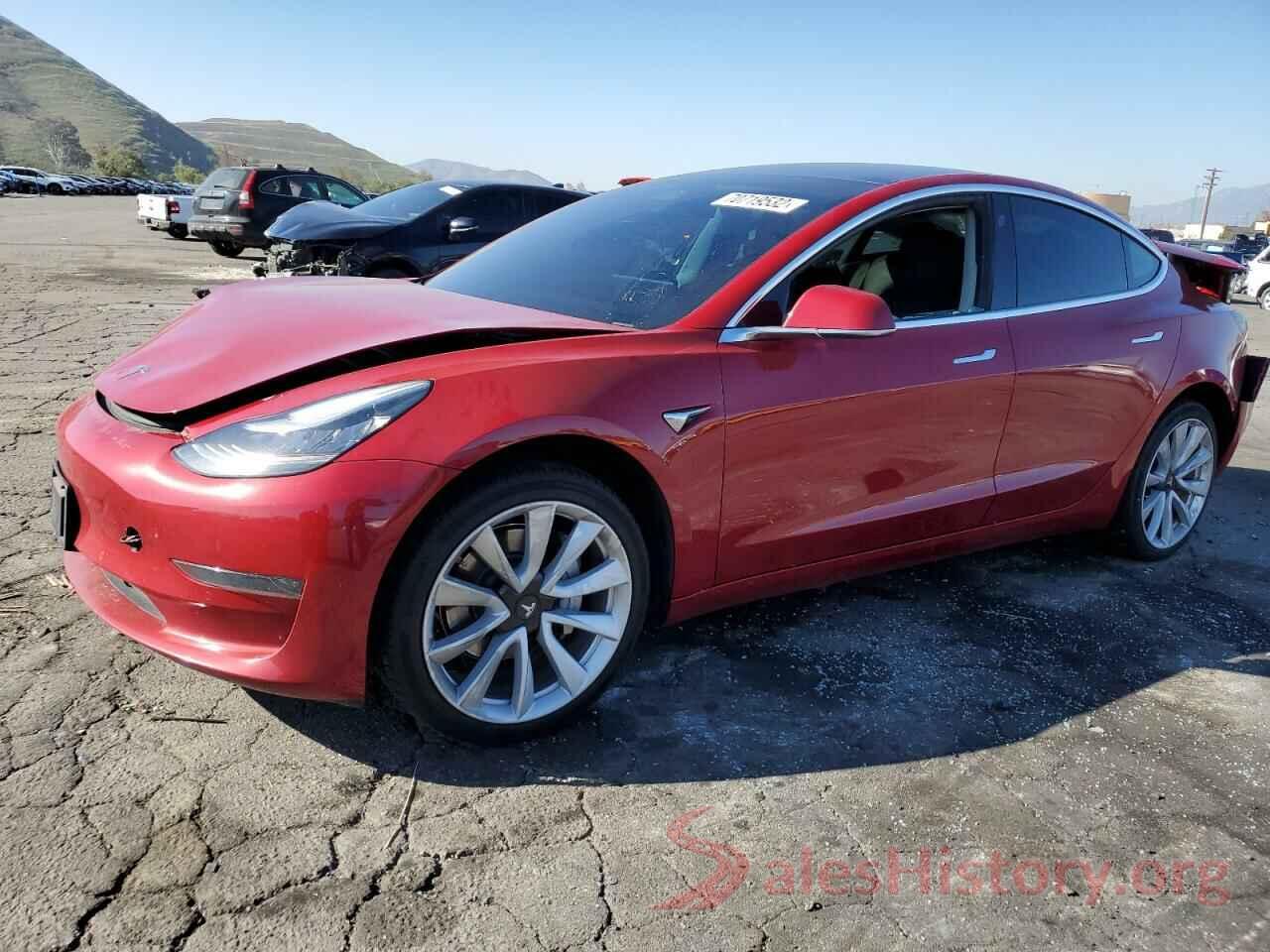 5YJ3E1EA0KF447034 2019 TESLA MODEL 3