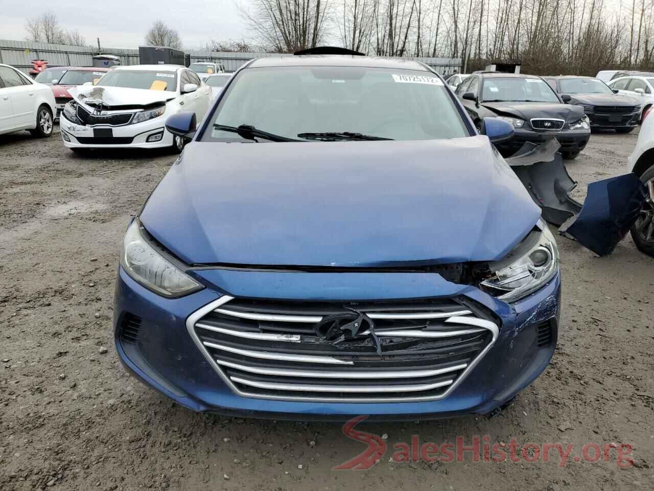 5NPD74LF2HH137055 2017 HYUNDAI ELANTRA