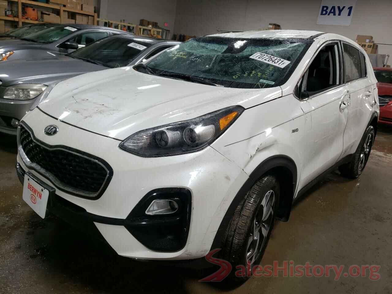 KNDPMCAC7M7943688 2021 KIA SPORTAGE