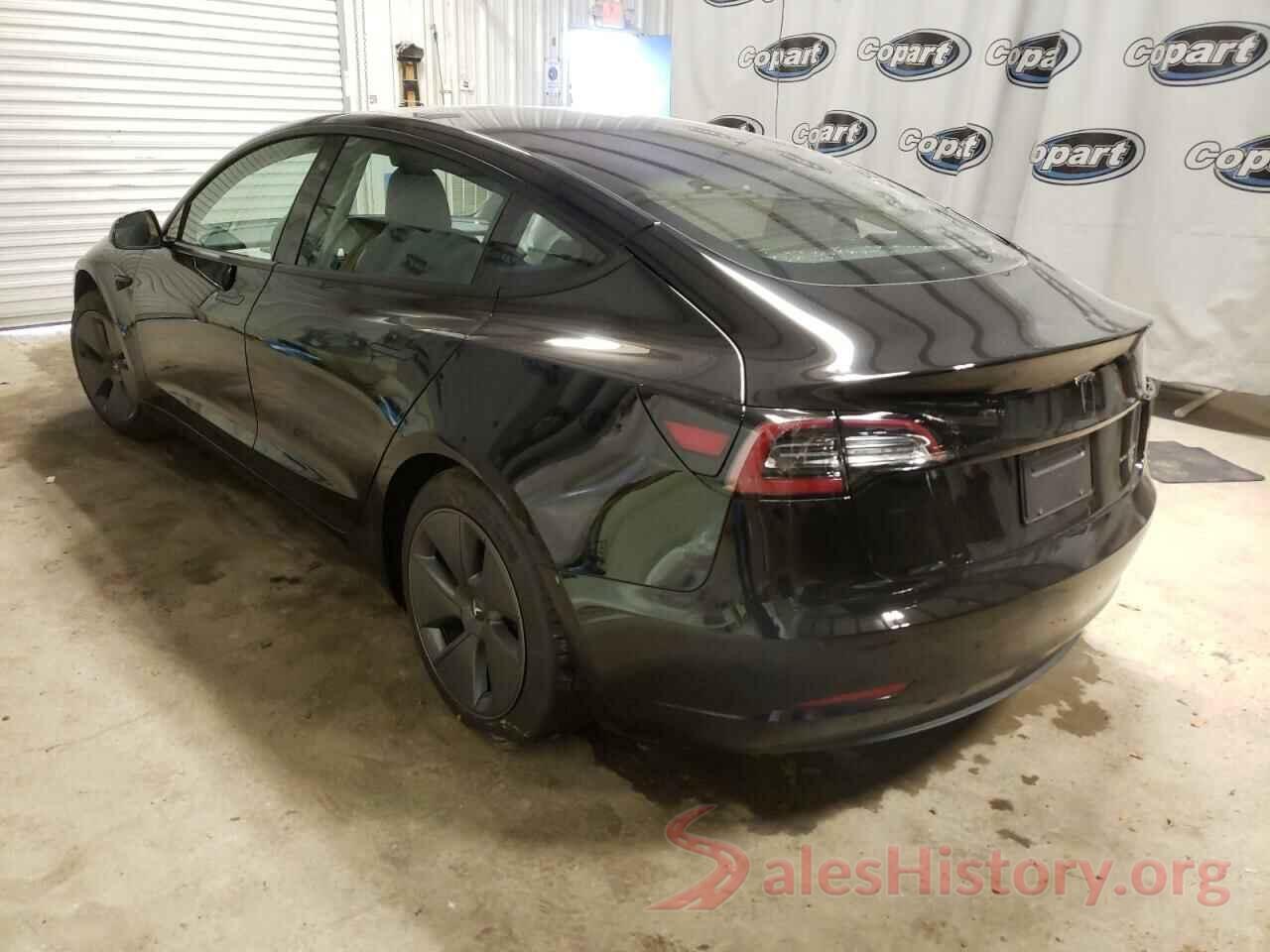 5YJ3E1EB8NF103030 2022 TESLA MODEL 3