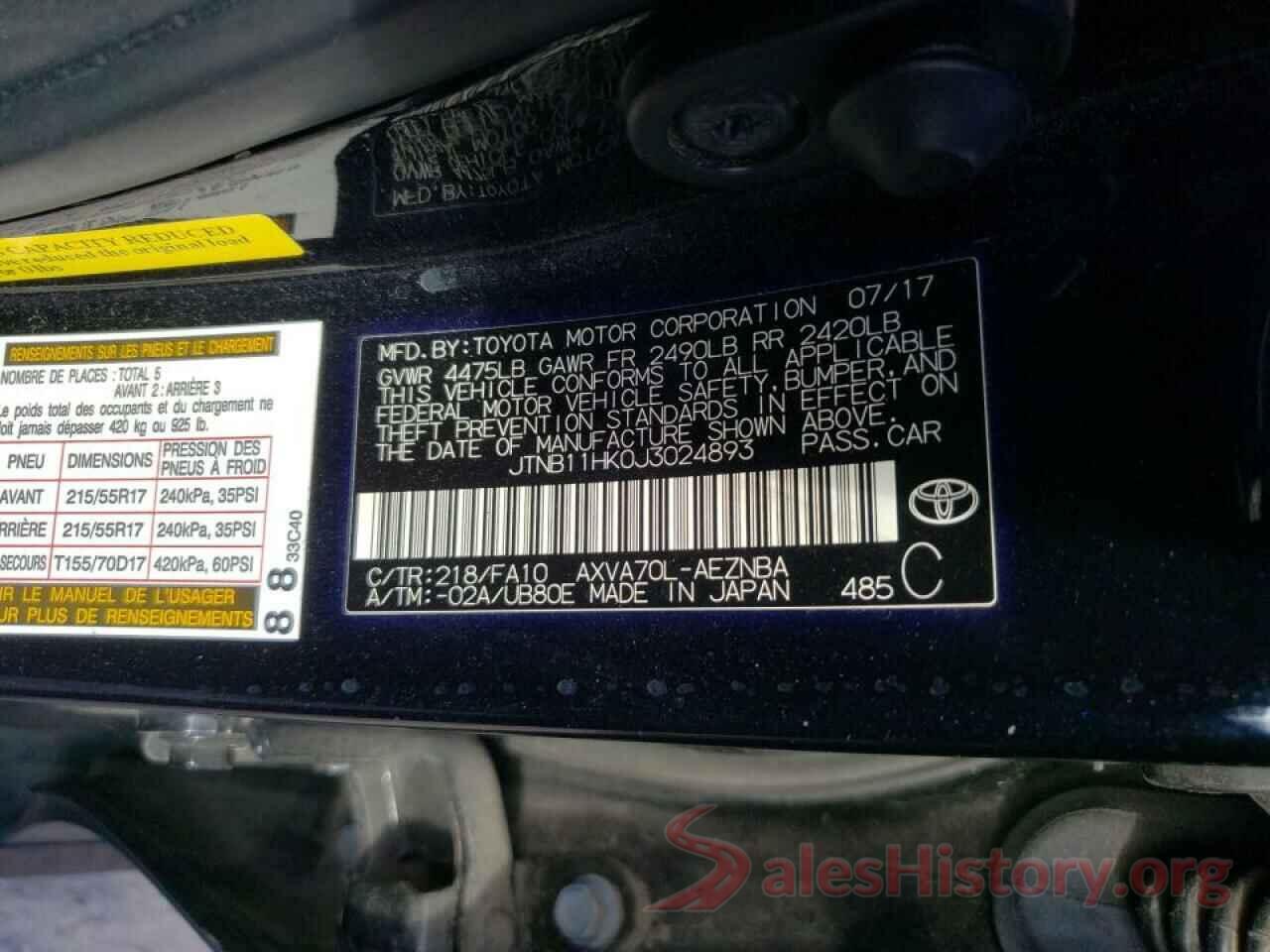 JTNB11HK0J3024893 2018 TOYOTA CAMRY