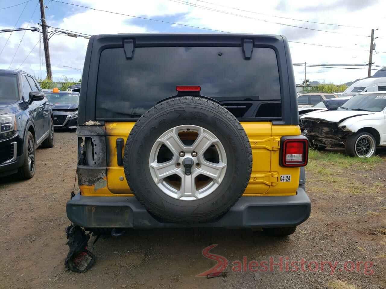 1C4GJXAN2LW205044 2020 JEEP WRANGLER