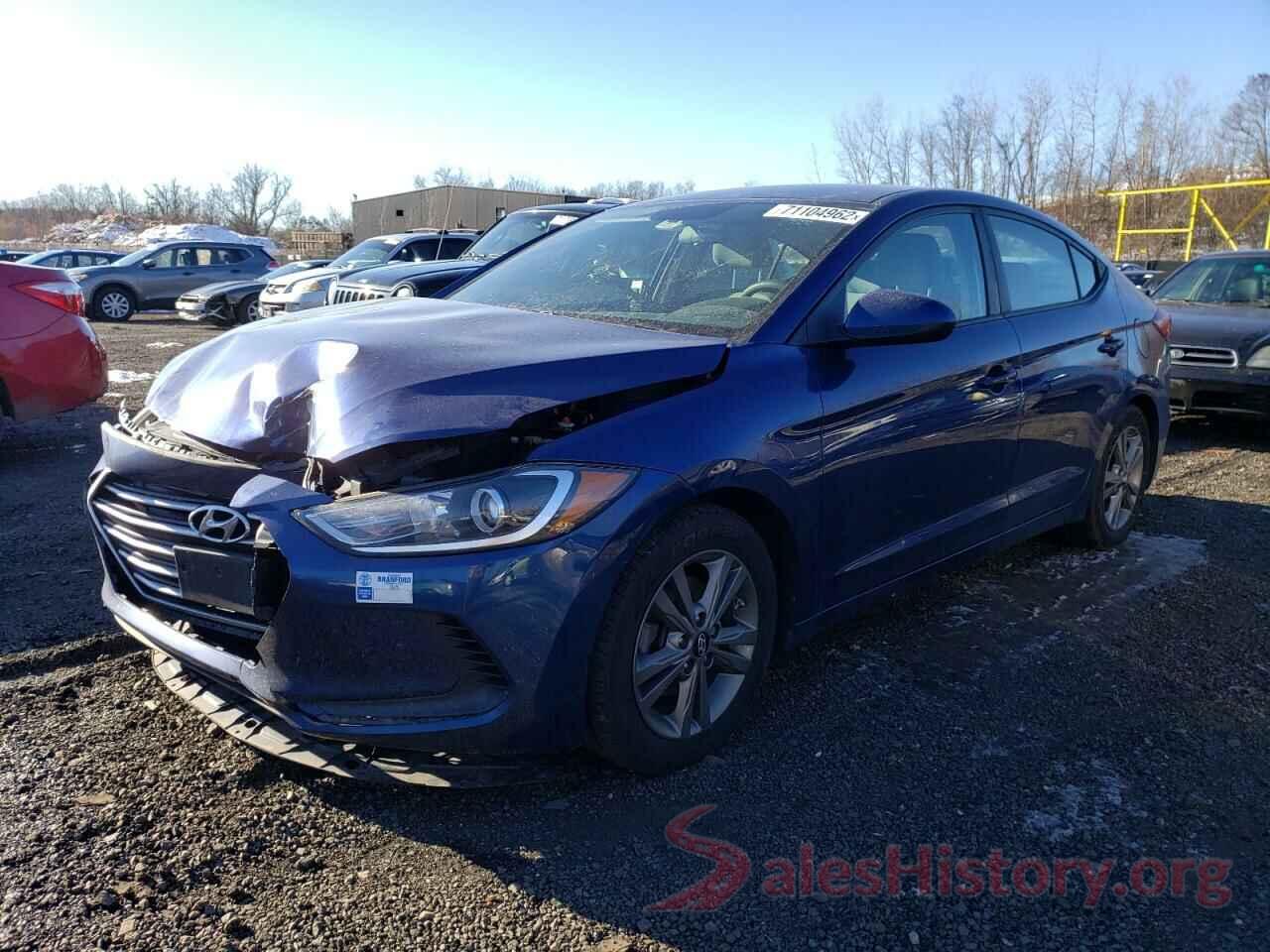 5NPD84LF6HH091100 2017 HYUNDAI ELANTRA