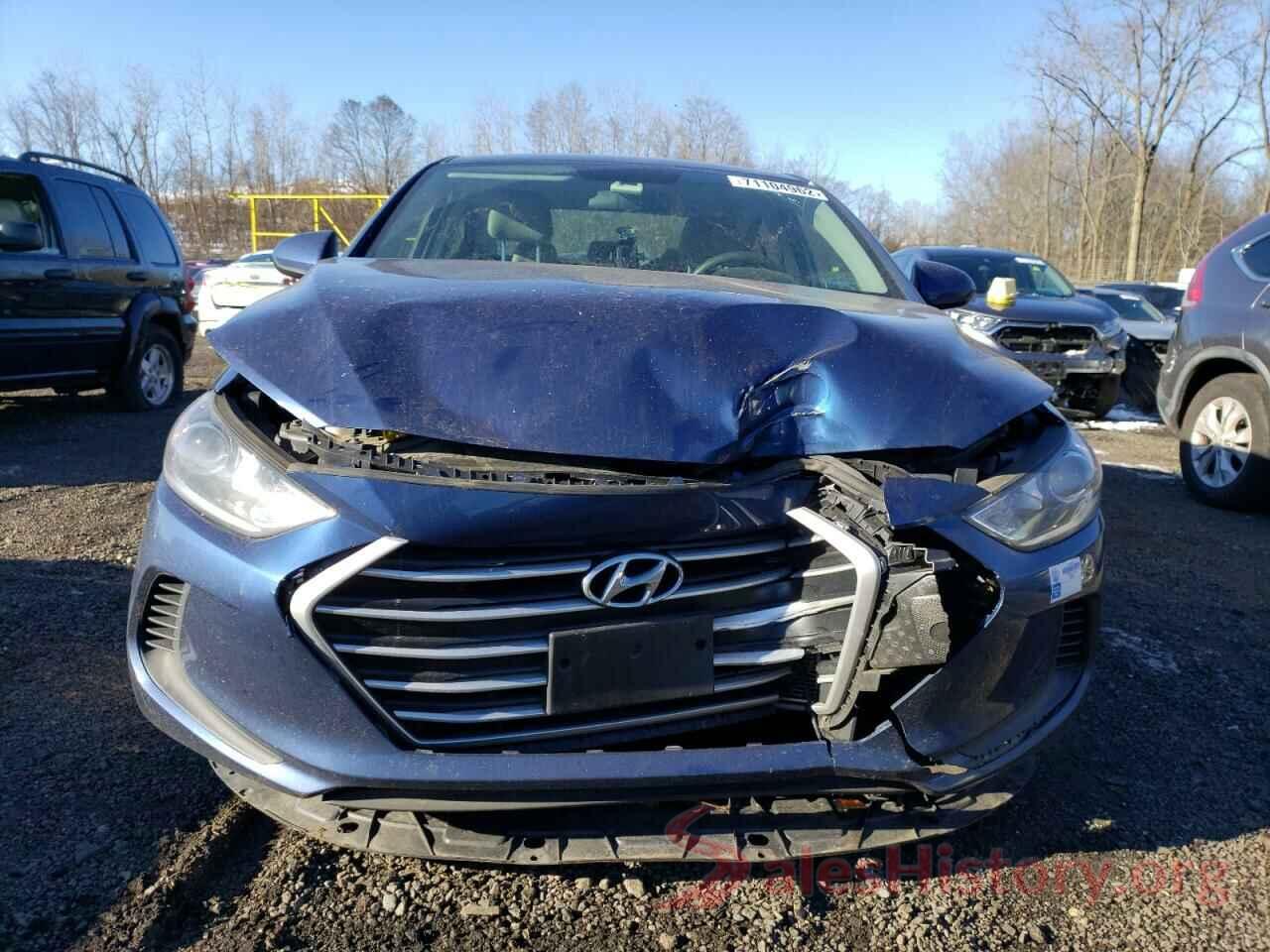 5NPD84LF6HH091100 2017 HYUNDAI ELANTRA