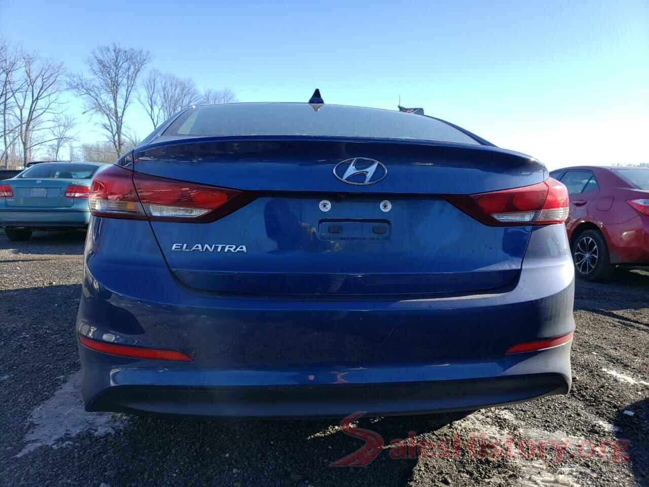 5NPD84LF6HH091100 2017 HYUNDAI ELANTRA