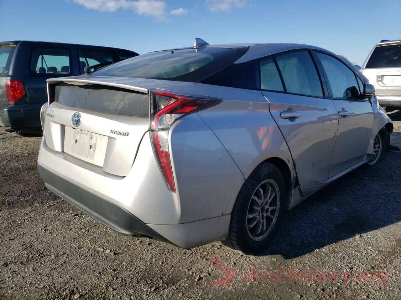 JTDKARFU7G3508107 2016 TOYOTA PRIUS