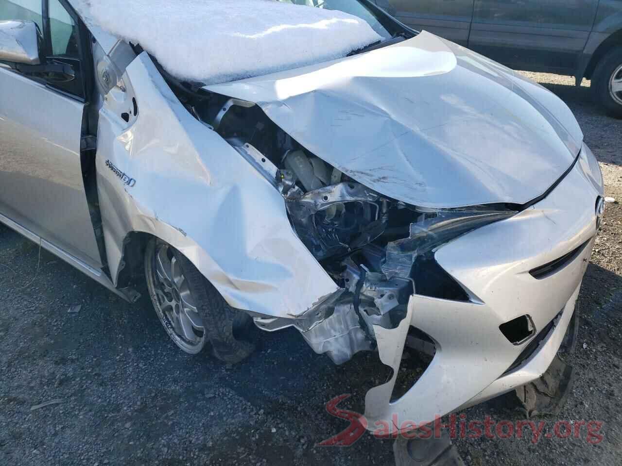 JTDKARFU7G3508107 2016 TOYOTA PRIUS