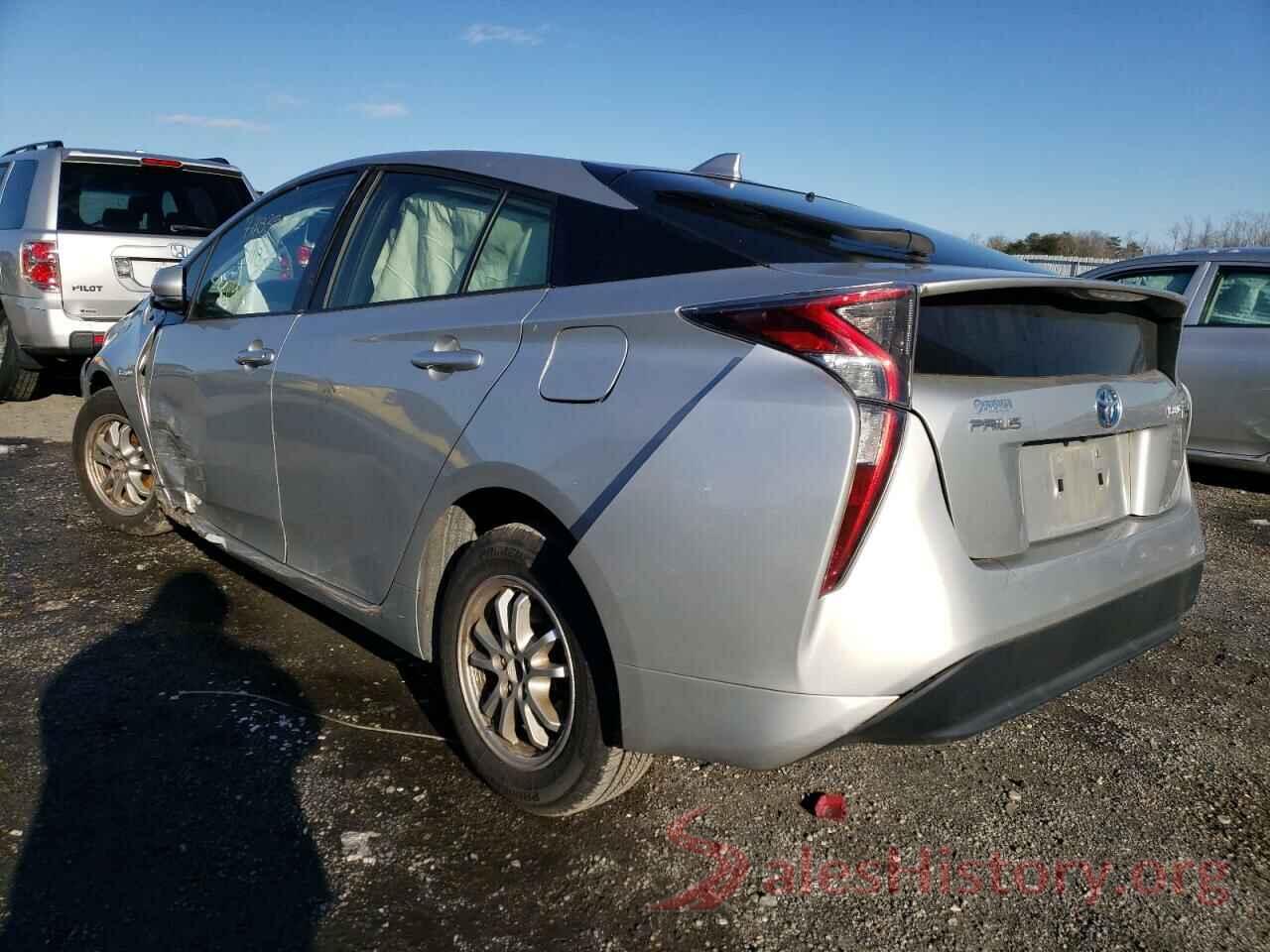 JTDKARFU7G3508107 2016 TOYOTA PRIUS