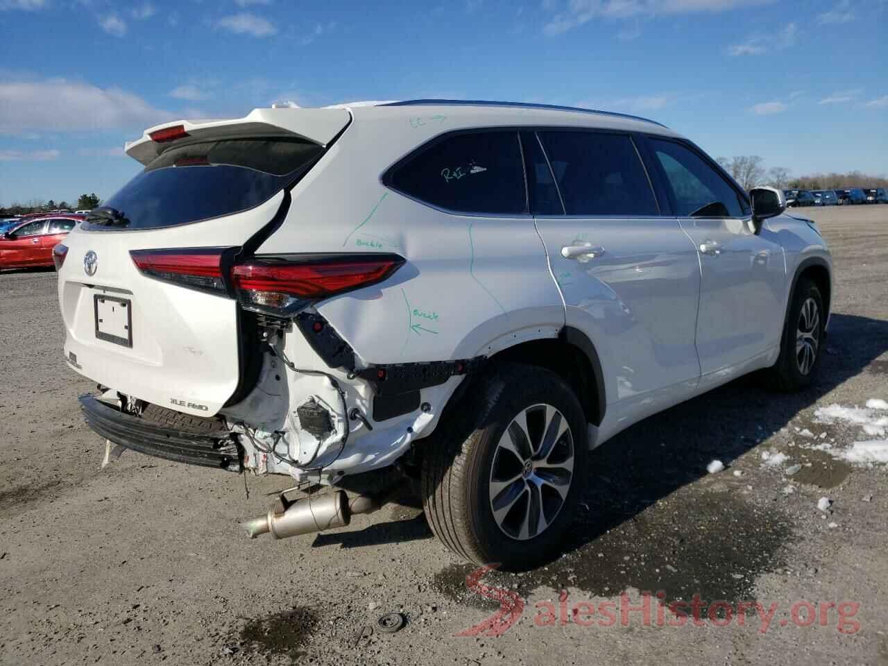 5TDHZRBH3MS523564 2021 TOYOTA HIGHLANDER