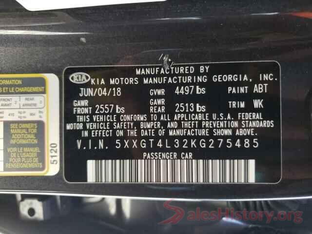 5XXGT4L32KG275485 2019 KIA OPTIMA