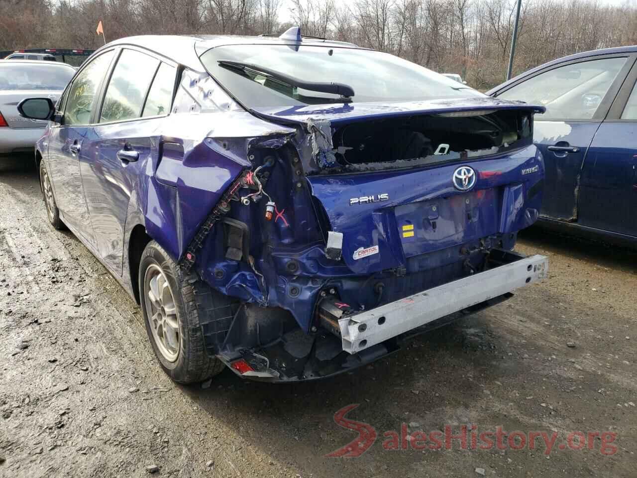 JTDKARFU8G3516393 2016 TOYOTA PRIUS