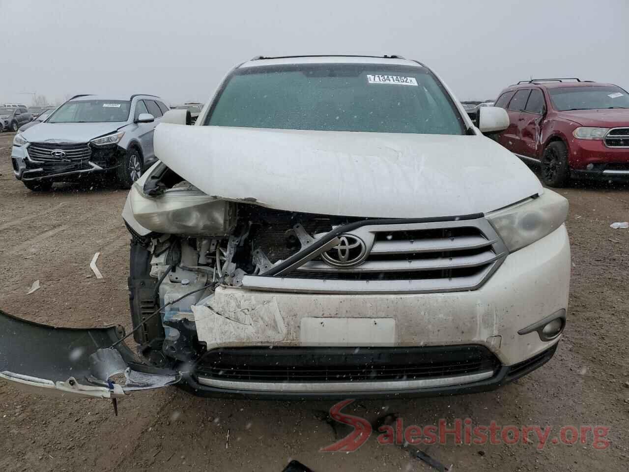 5TDBK3EH3DS215507 2013 TOYOTA HIGHLANDER