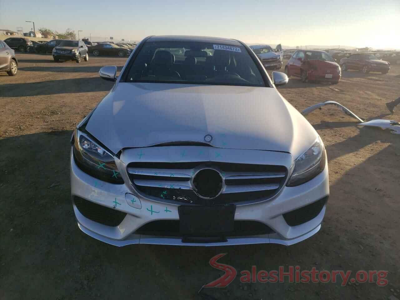 55SWF4JB3HU185057 2017 MERCEDES-BENZ C-CLASS