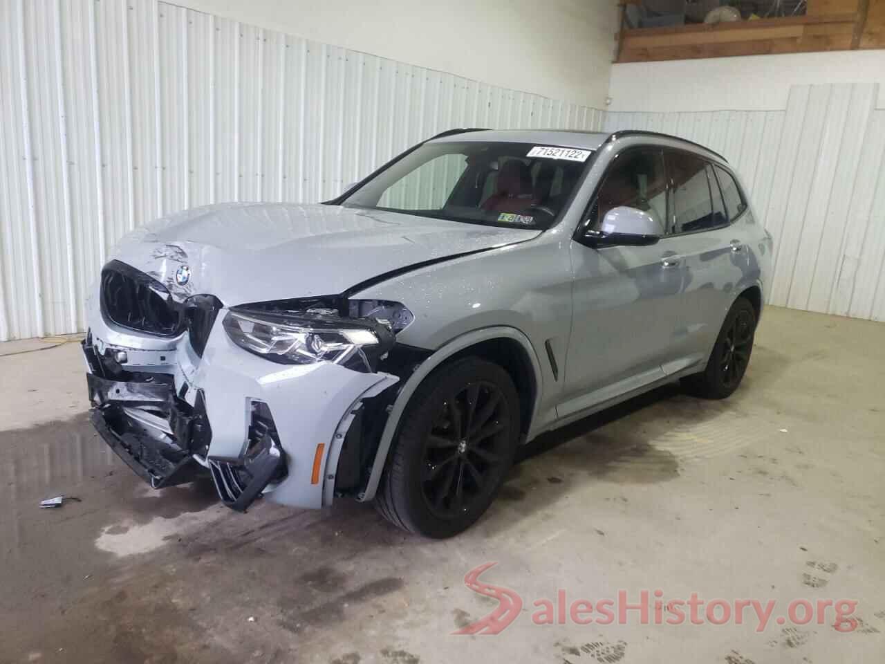 5UX53DP02N9K97414 2022 BMW X3