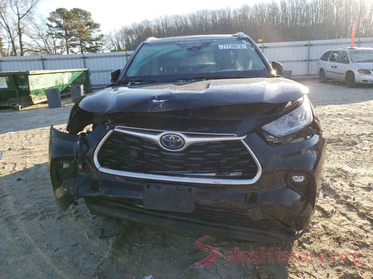 5TDABRCH9NS545297 2022 TOYOTA HIGHLANDER