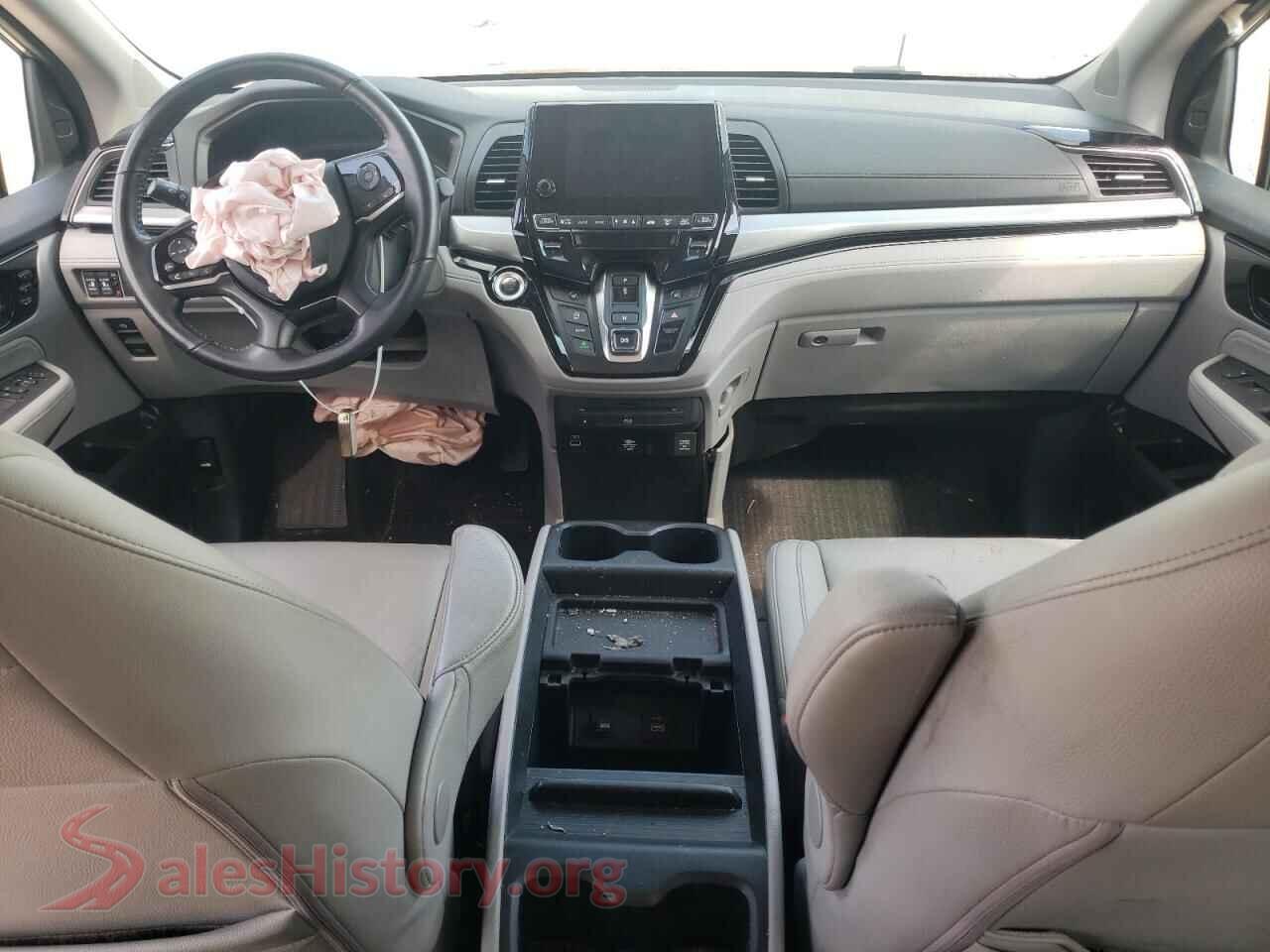 2023 HONDA ODYSSEY VIN 5FNRL6H81PB029837, interior dashboard