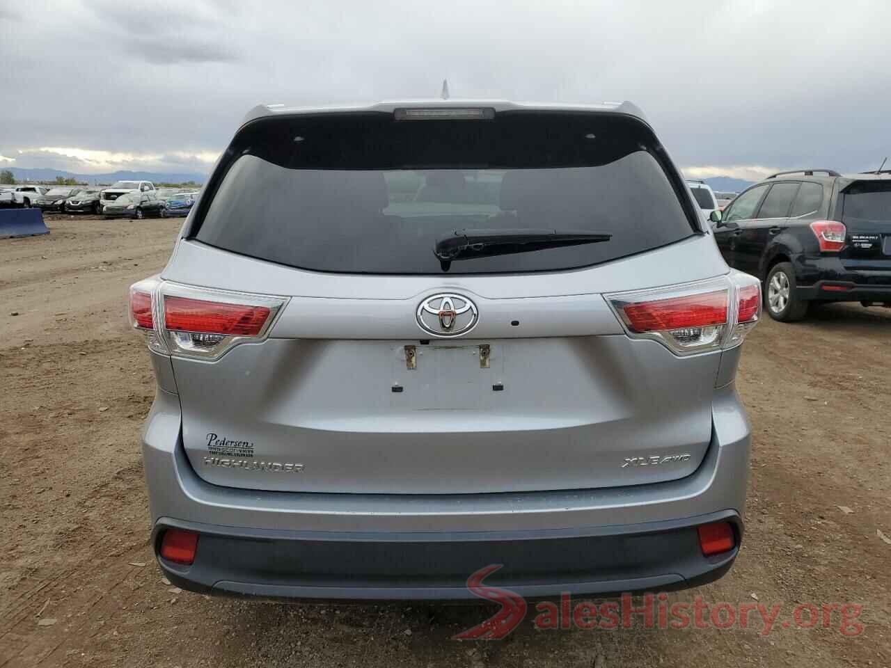 5TDJKRFH5GS255752 2016 TOYOTA HIGHLANDER