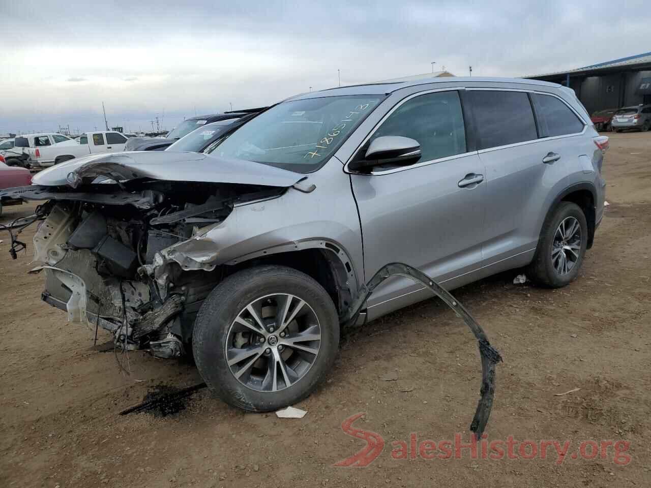 5TDJKRFH5GS255752 2016 TOYOTA HIGHLANDER