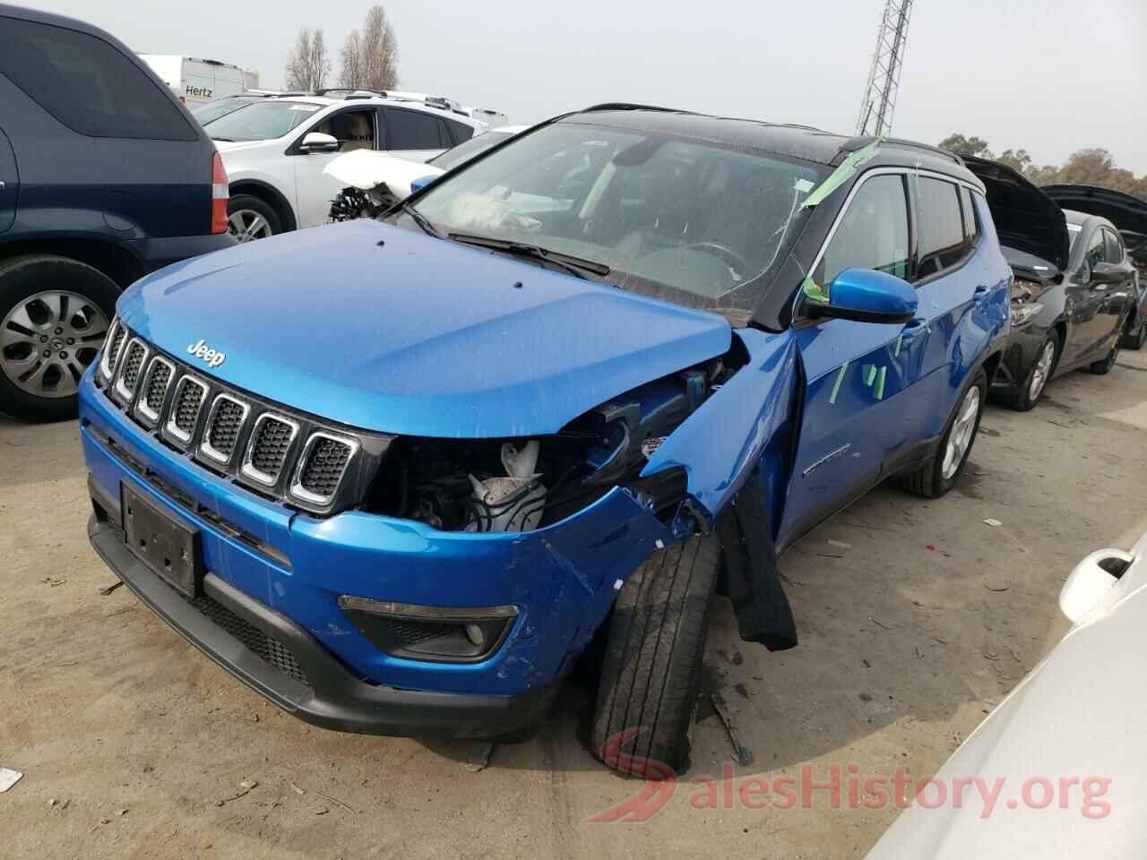 3C4NJCBB6KT743772 2019 JEEP COMPASS