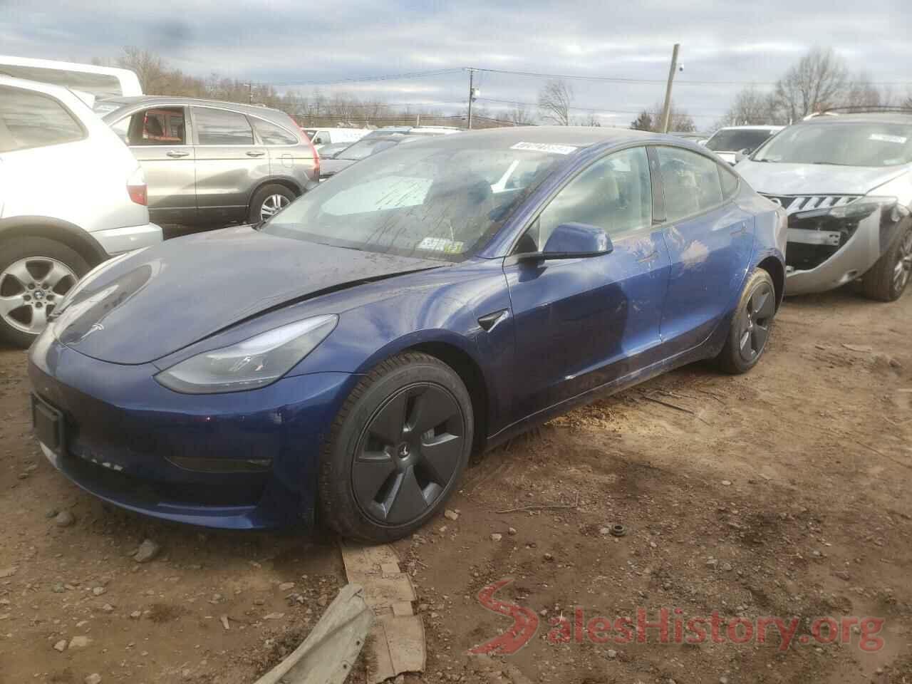 5YJ3E1EA0NF371268 2022 TESLA MODEL 3