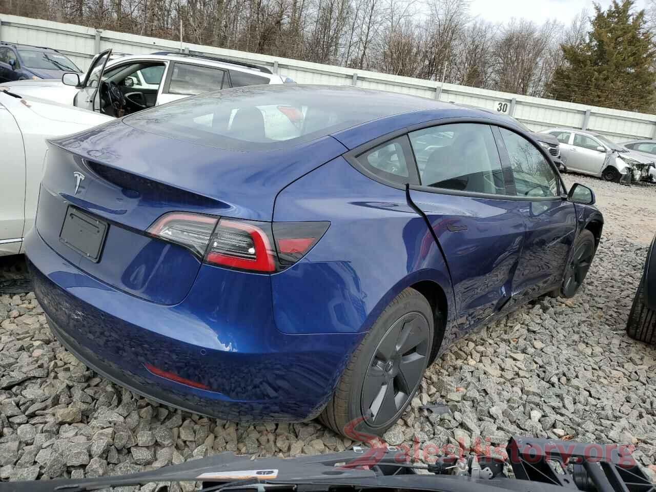 5YJ3E1EA0NF371268 2022 TESLA MODEL 3