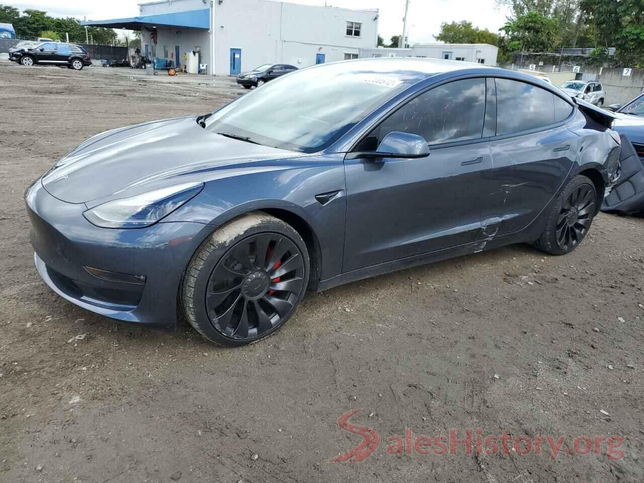 5YJ3E1EC3NF264314 2022 TESLA MODEL 3