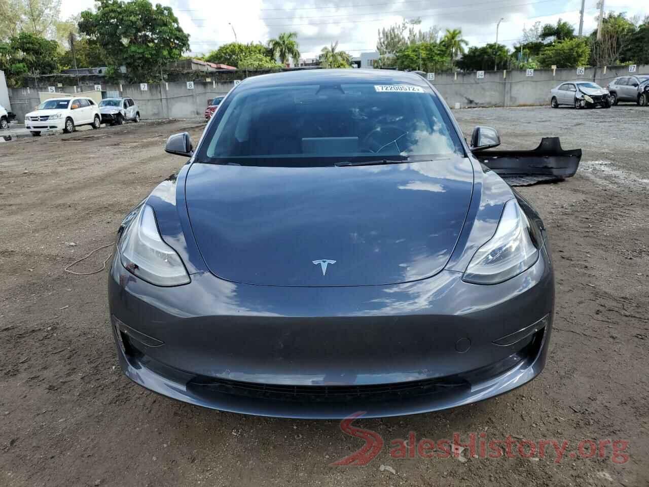 5YJ3E1EC3NF264314 2022 TESLA MODEL 3