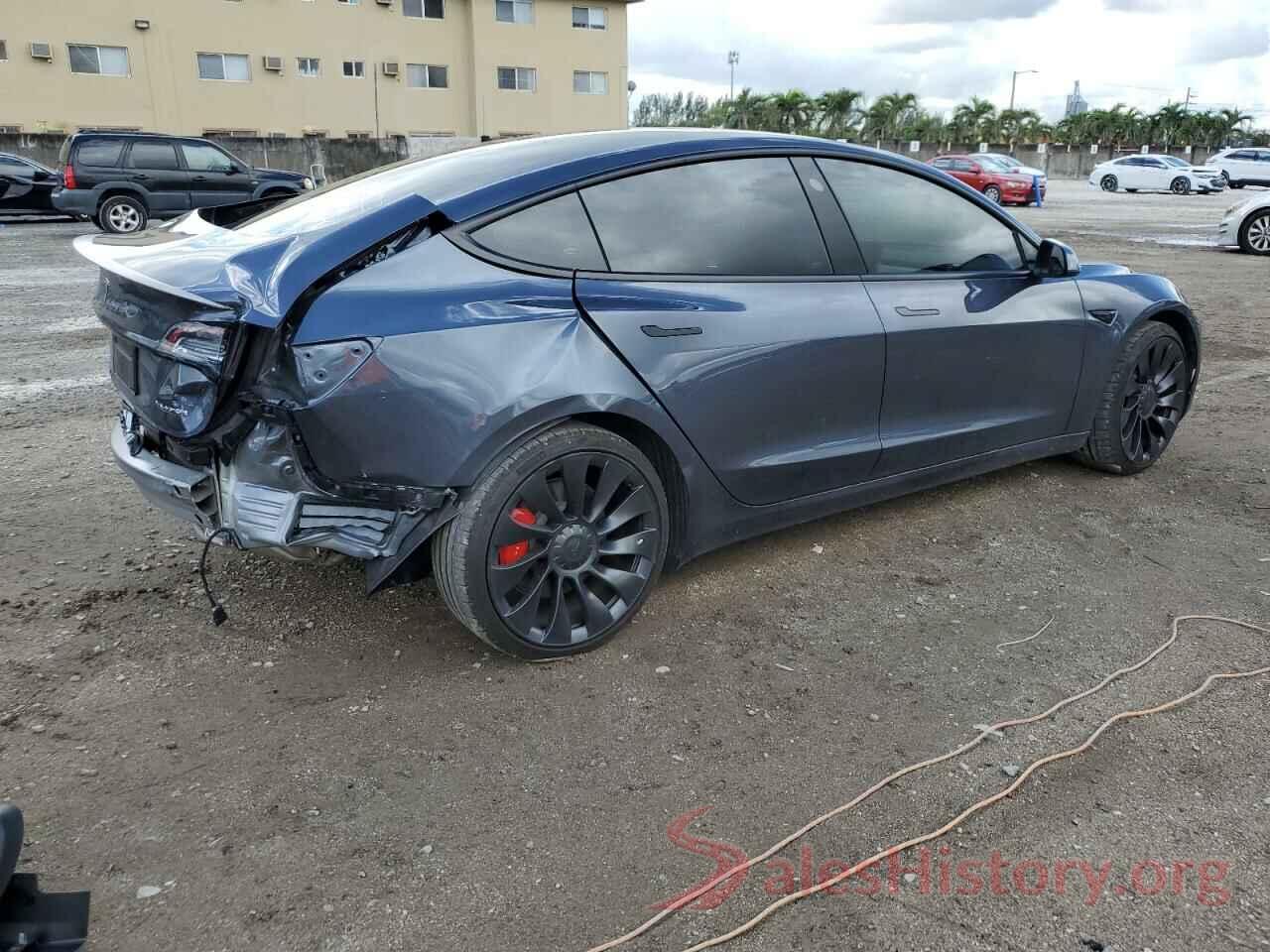 5YJ3E1EC3NF264314 2022 TESLA MODEL 3