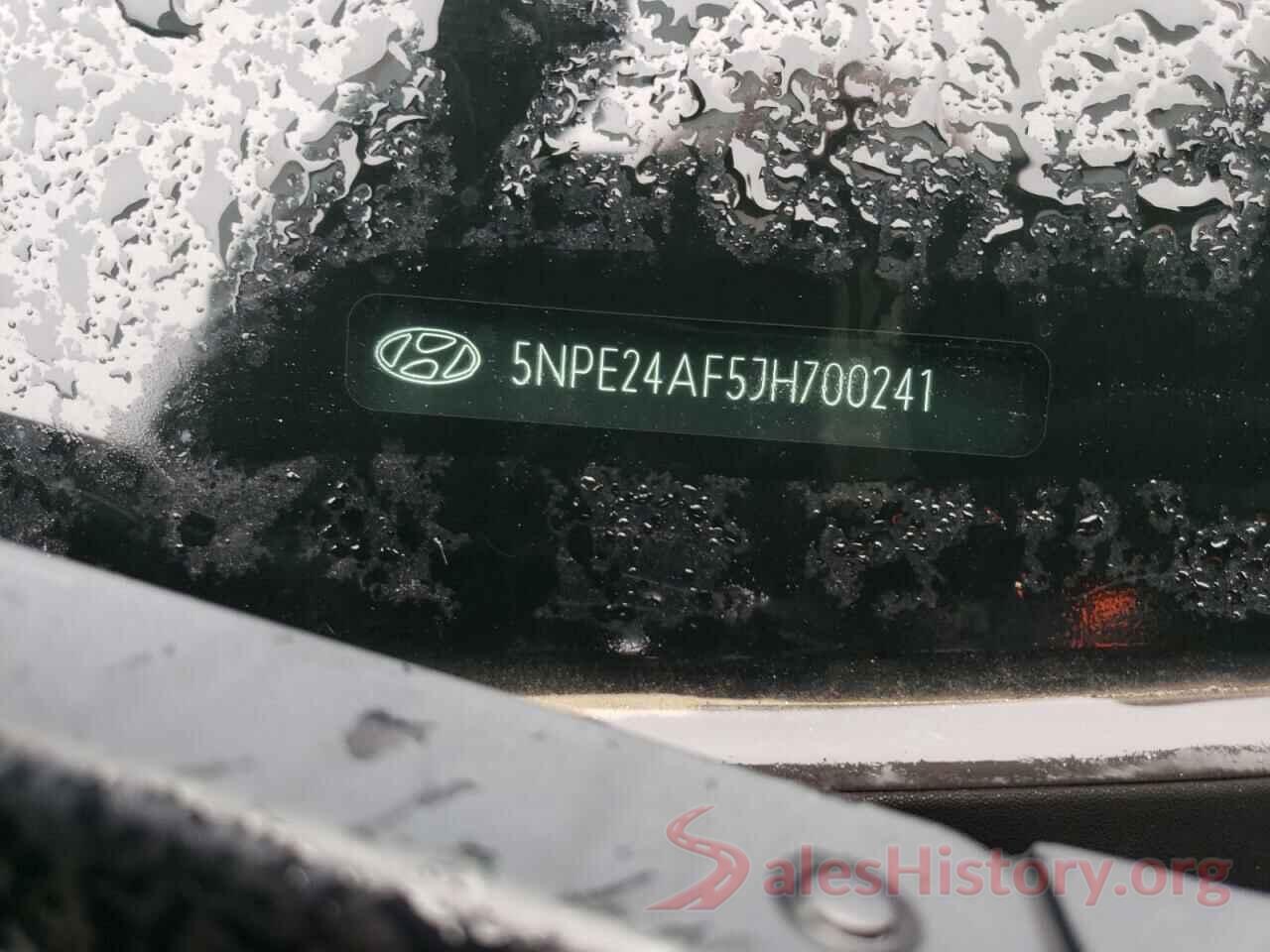 5NPE24AF5JH700241 2018 HYUNDAI SONATA