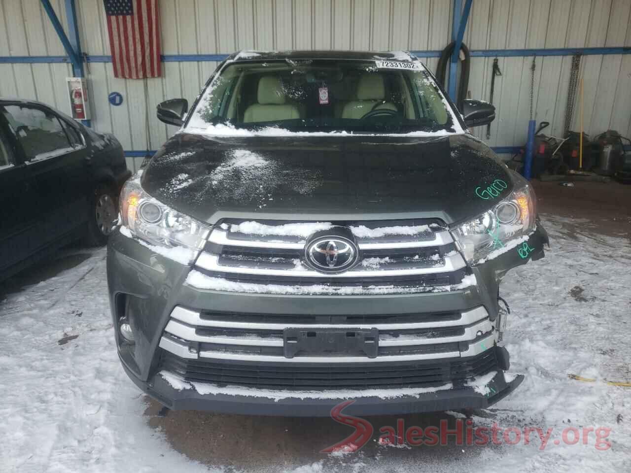 5TDJZRFHXKS717422 2019 TOYOTA HIGHLANDER