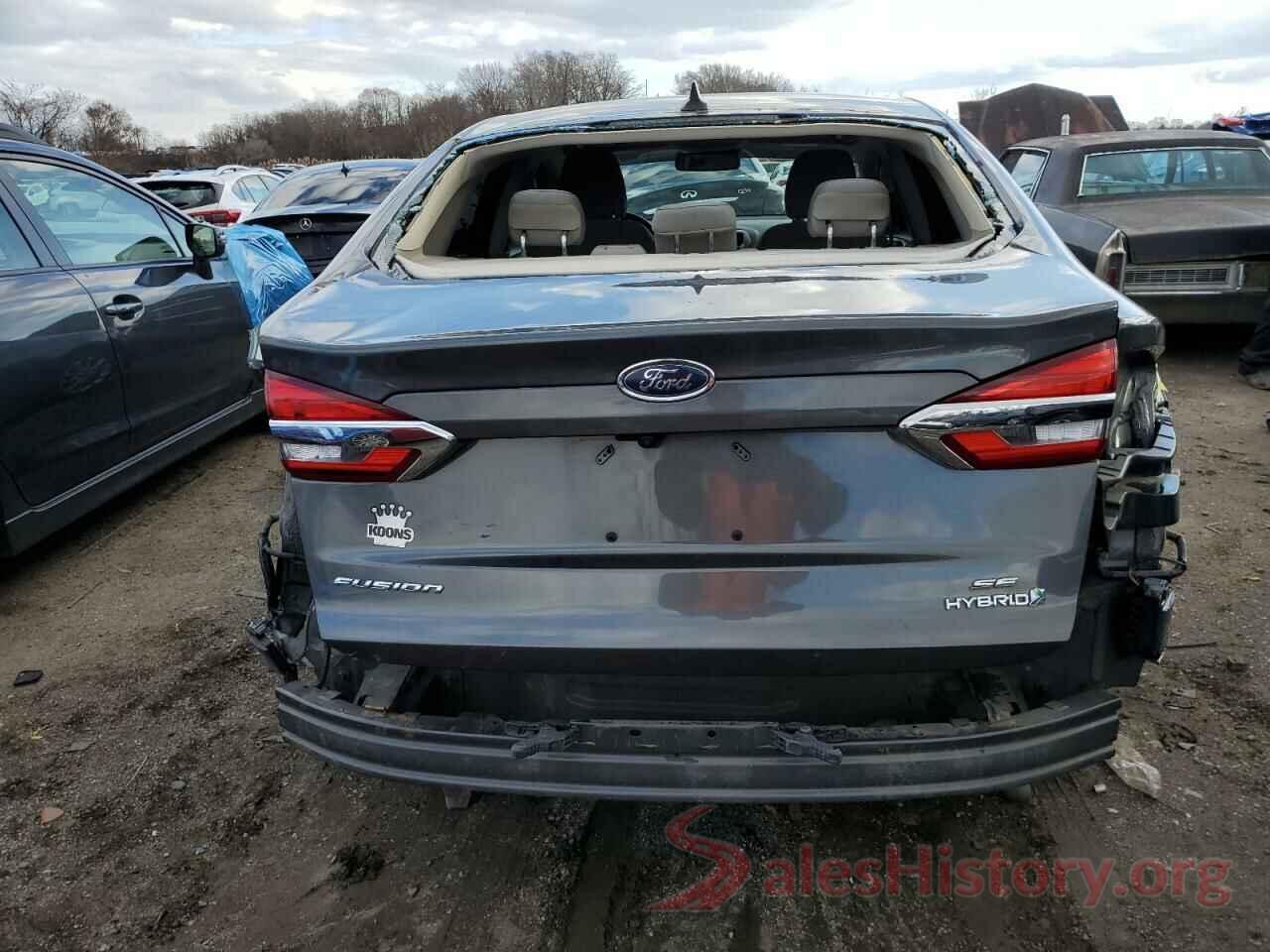 3FA6P0LU2KR273454 2019 FORD FUSION