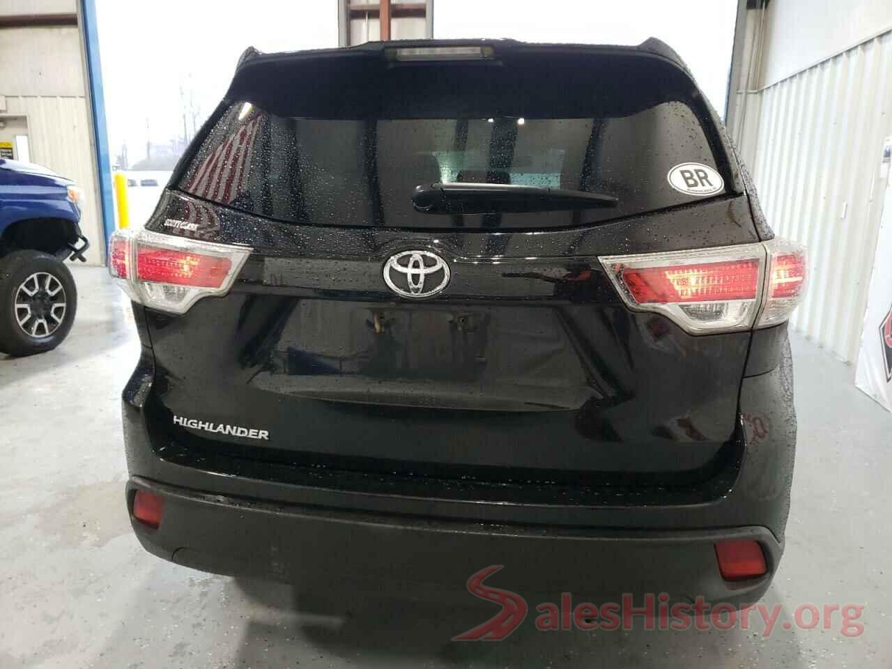 5TDZARFH5GS017518 2016 TOYOTA HIGHLANDER