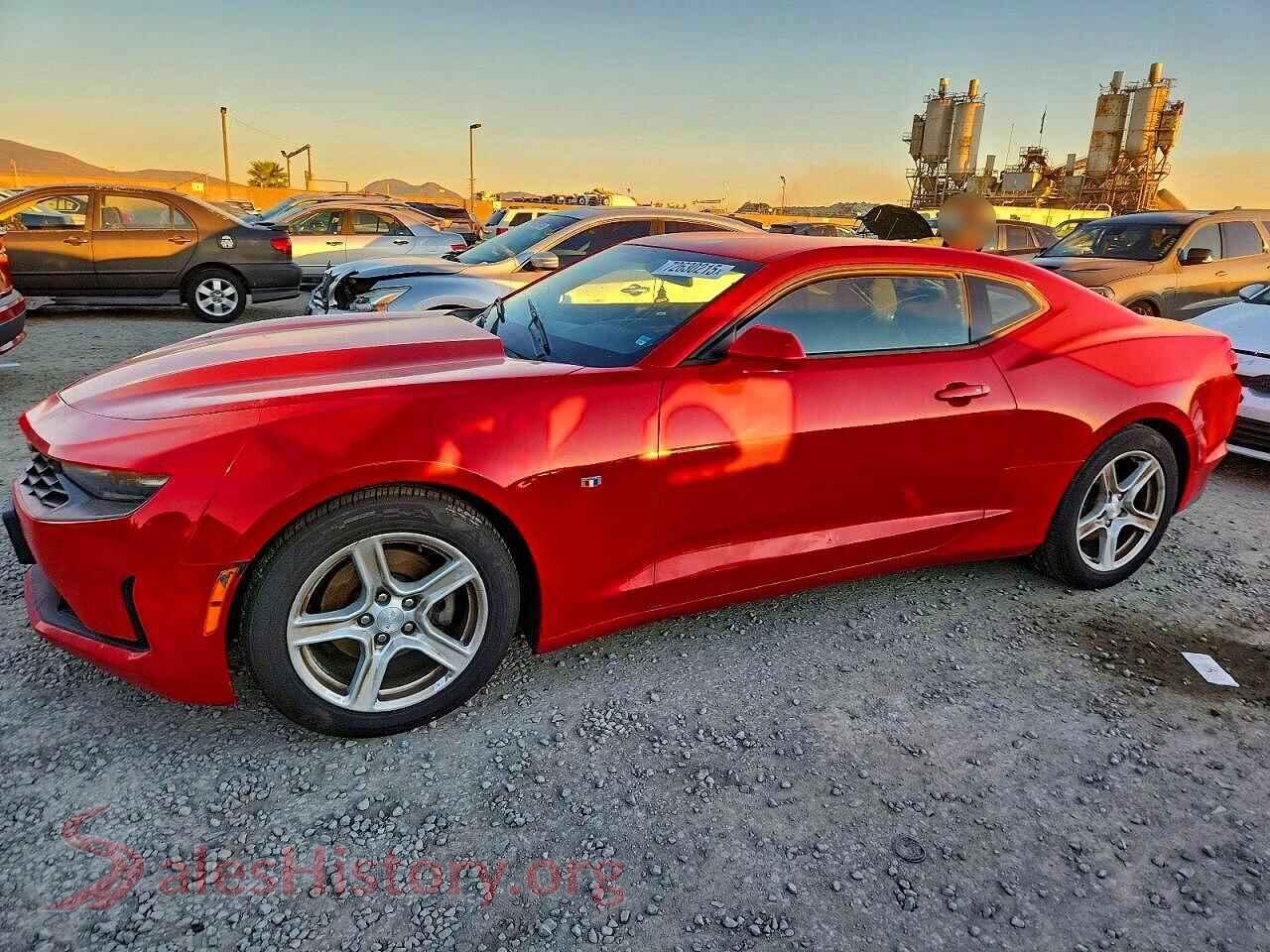 2020 CHEVROLET CAMARO VIN 1G1FB1RX1L0120431, auction photo