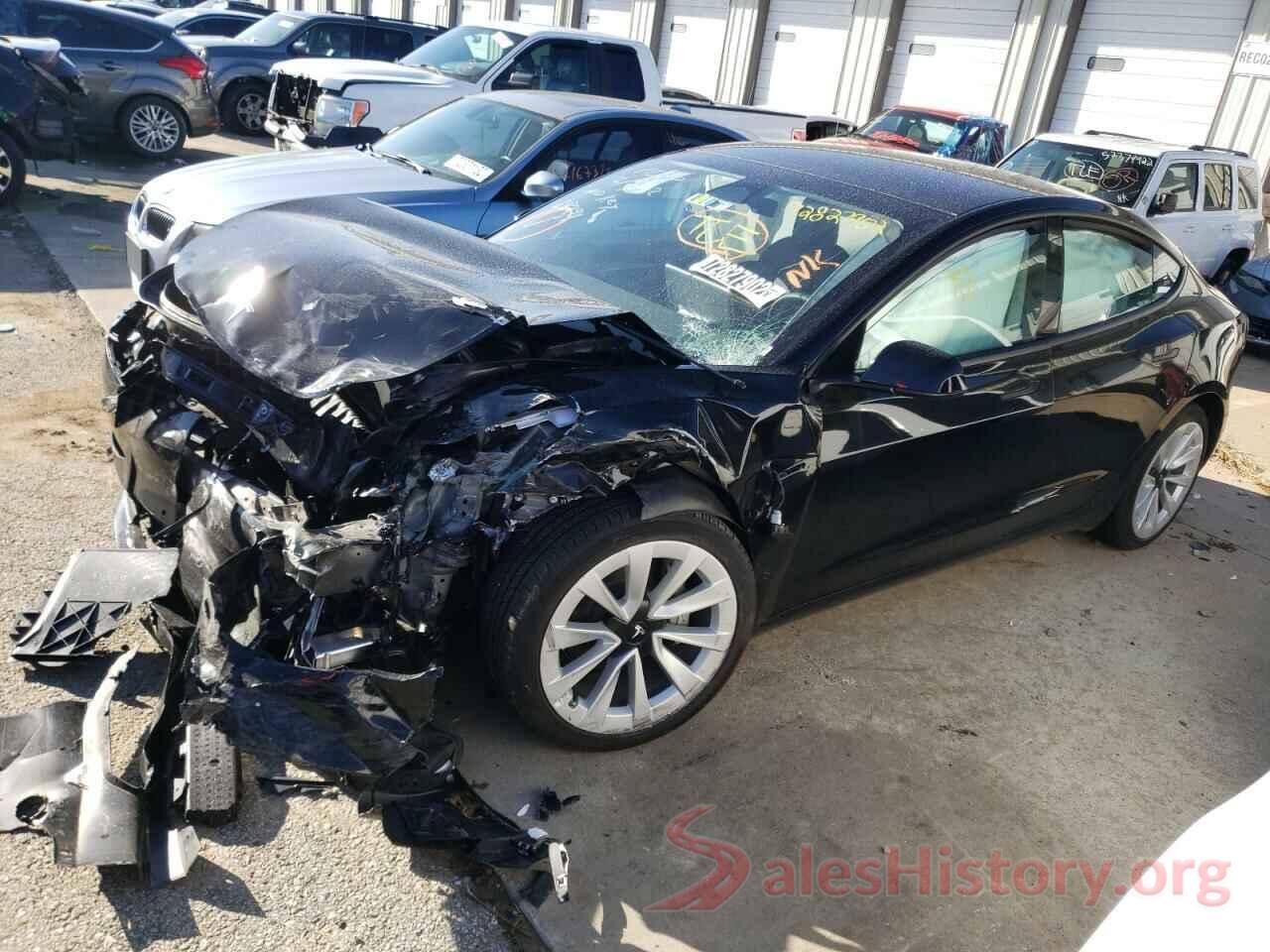 5YJ3E1EB6NF287271 2022 TESLA MODEL 3