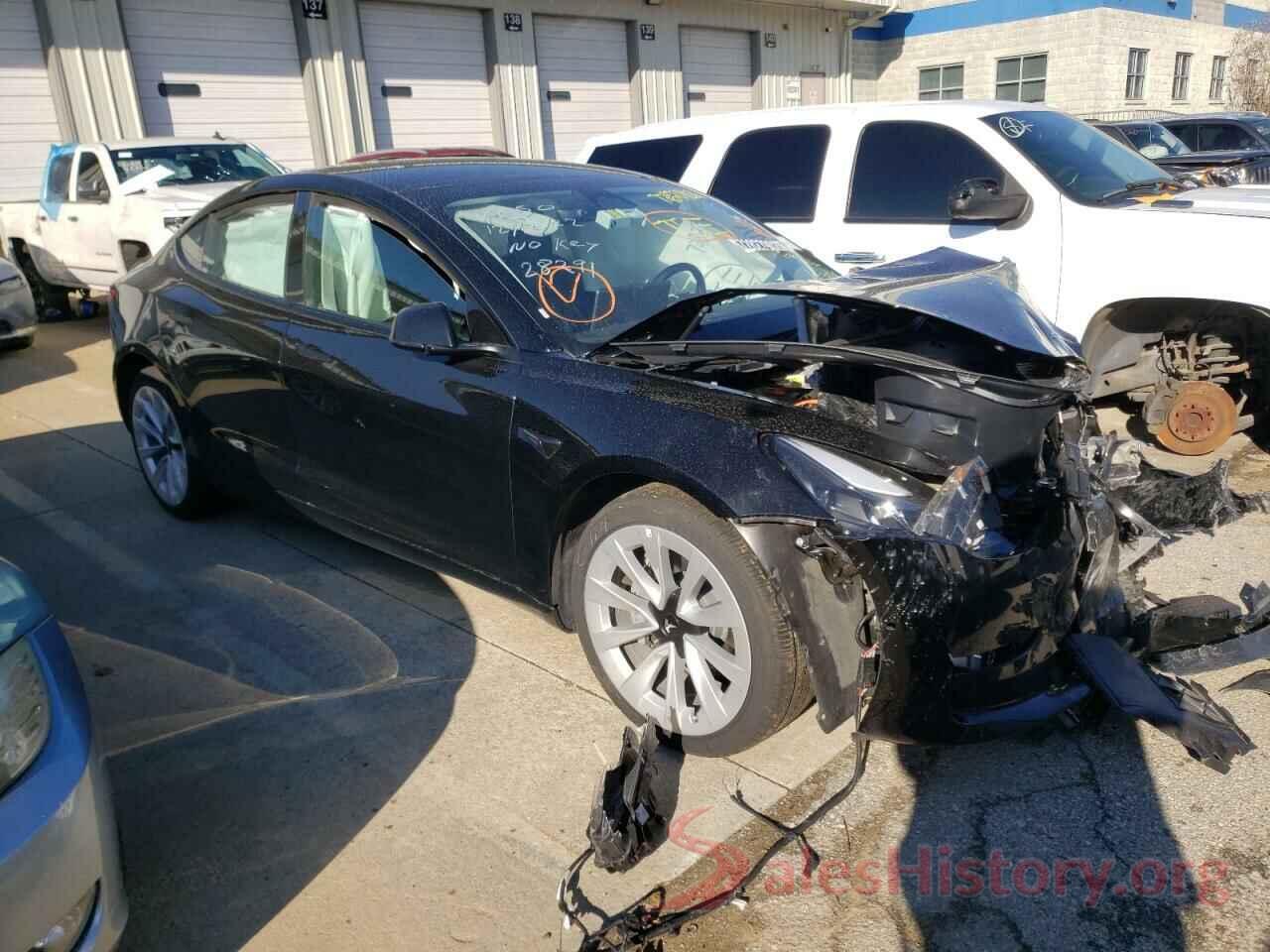 5YJ3E1EB6NF287271 2022 TESLA MODEL 3