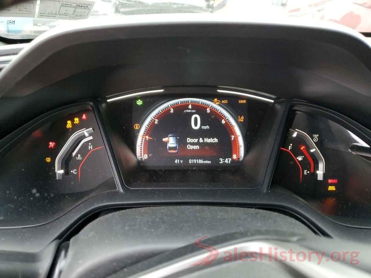 SHHFK7G42KU209992 2019 HONDA CIVIC