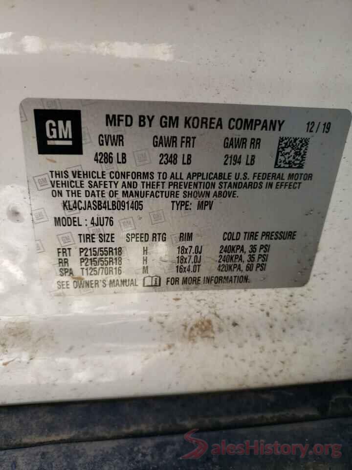 KL4CJASB4LB091405 2020 BUICK ENCORE