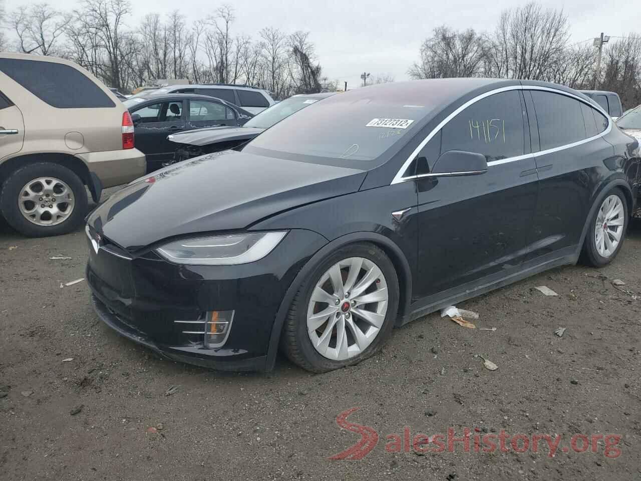 5YJXCBE21JF088751 2018 TESLA MODEL X