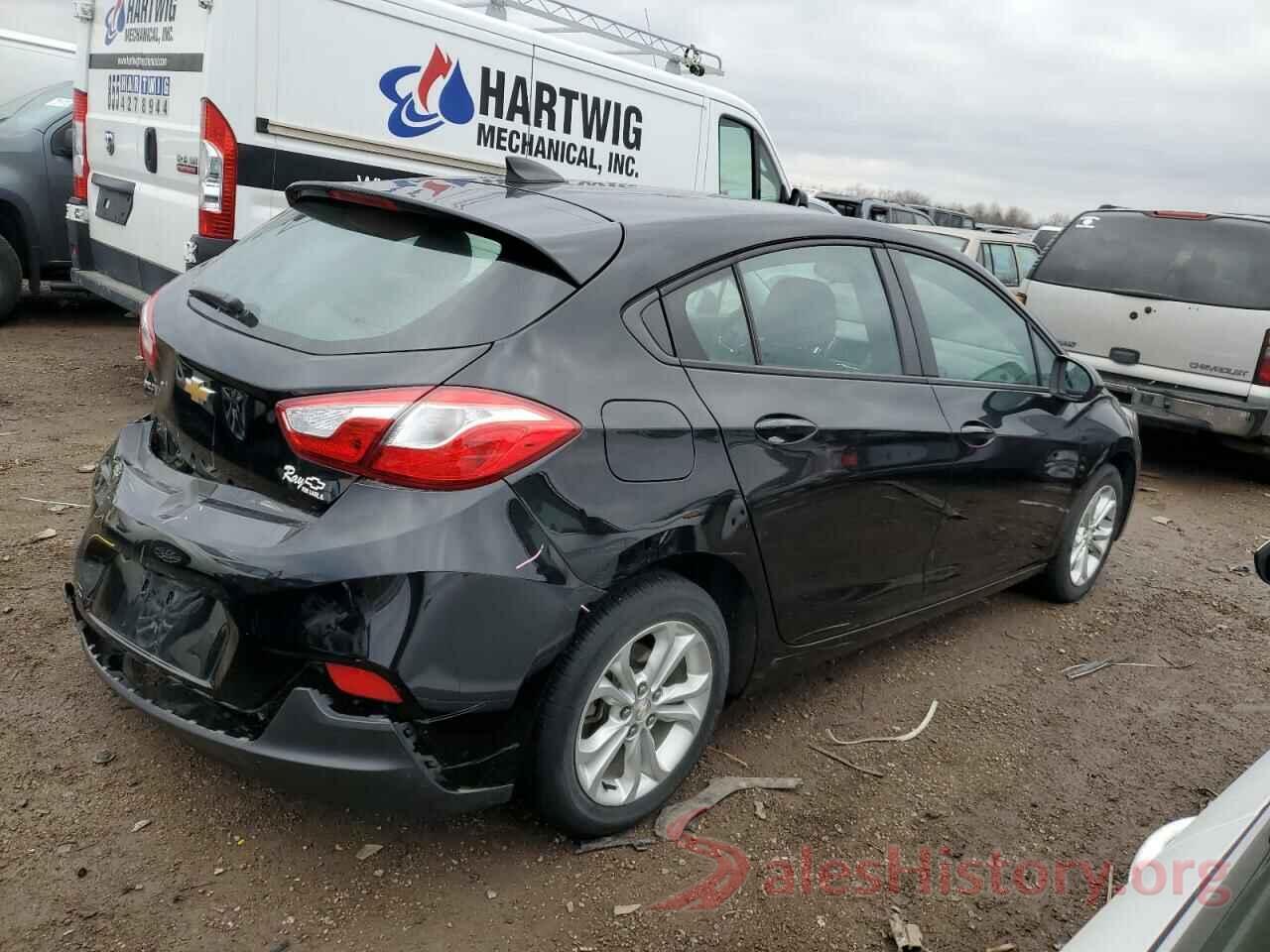 3G1BC6SM1KS605605 2019 CHEVROLET CRUZE