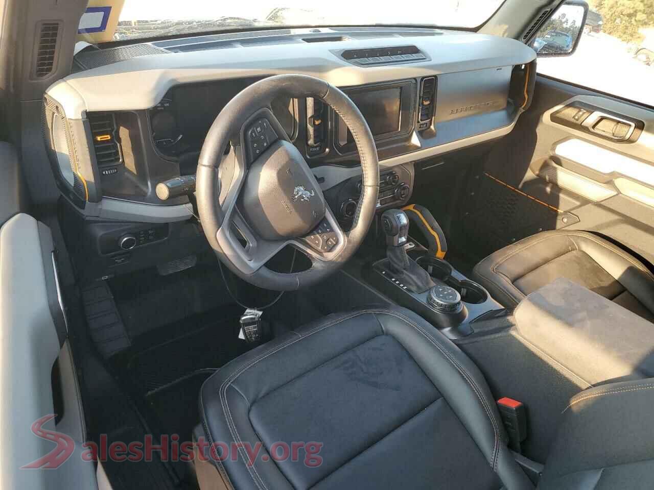 2023 FORD BRONCO VIN 1FMDE5CP6PLB70070, interior dashboard