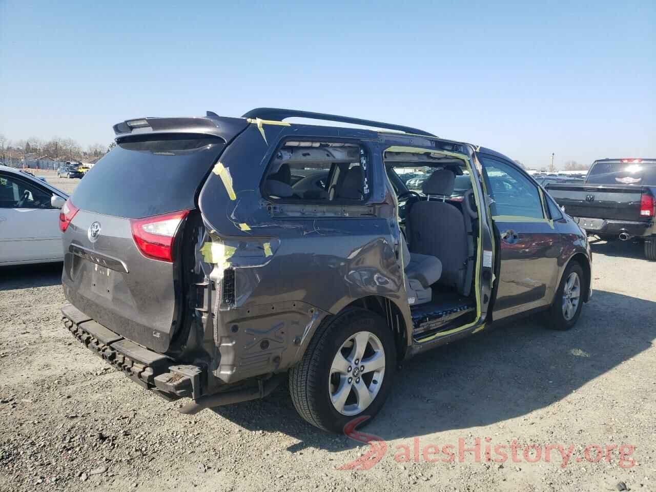 5TDKZ3DCXKS017621 2019 TOYOTA SIENNA