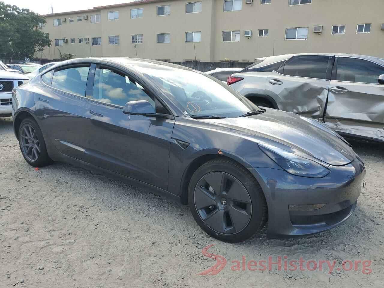 5YJ3E1EA4NF191226 2022 TESLA MODEL 3