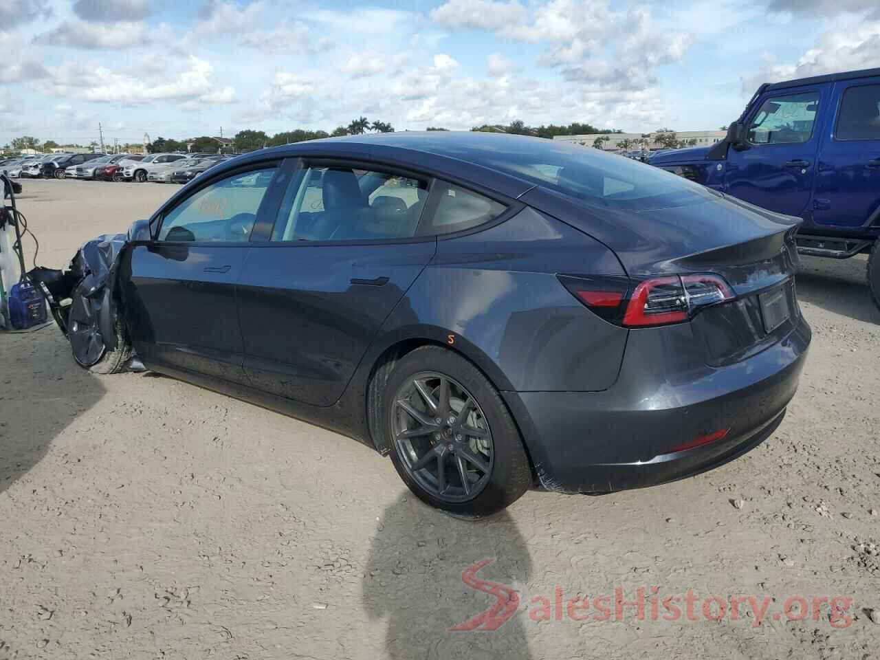 5YJ3E1EA4NF191226 2022 TESLA MODEL 3