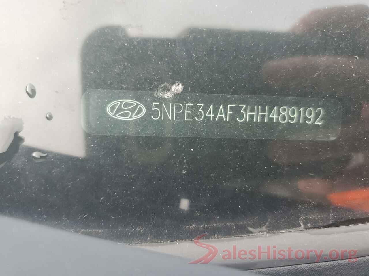 5NPE34AF3HH489192 2017 HYUNDAI SONATA