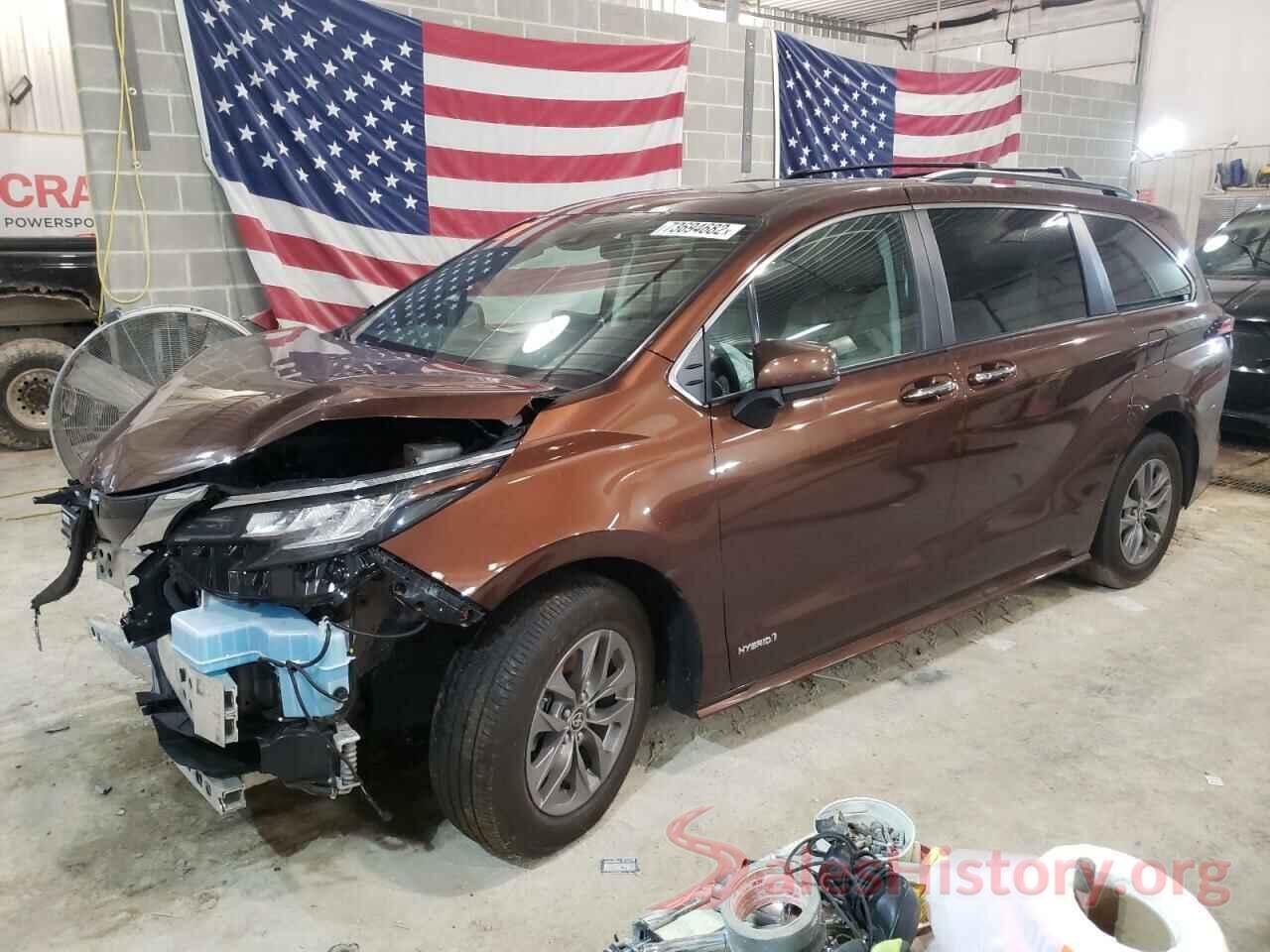 5TDYSKFC0MS027650 2021 TOYOTA SIENNA