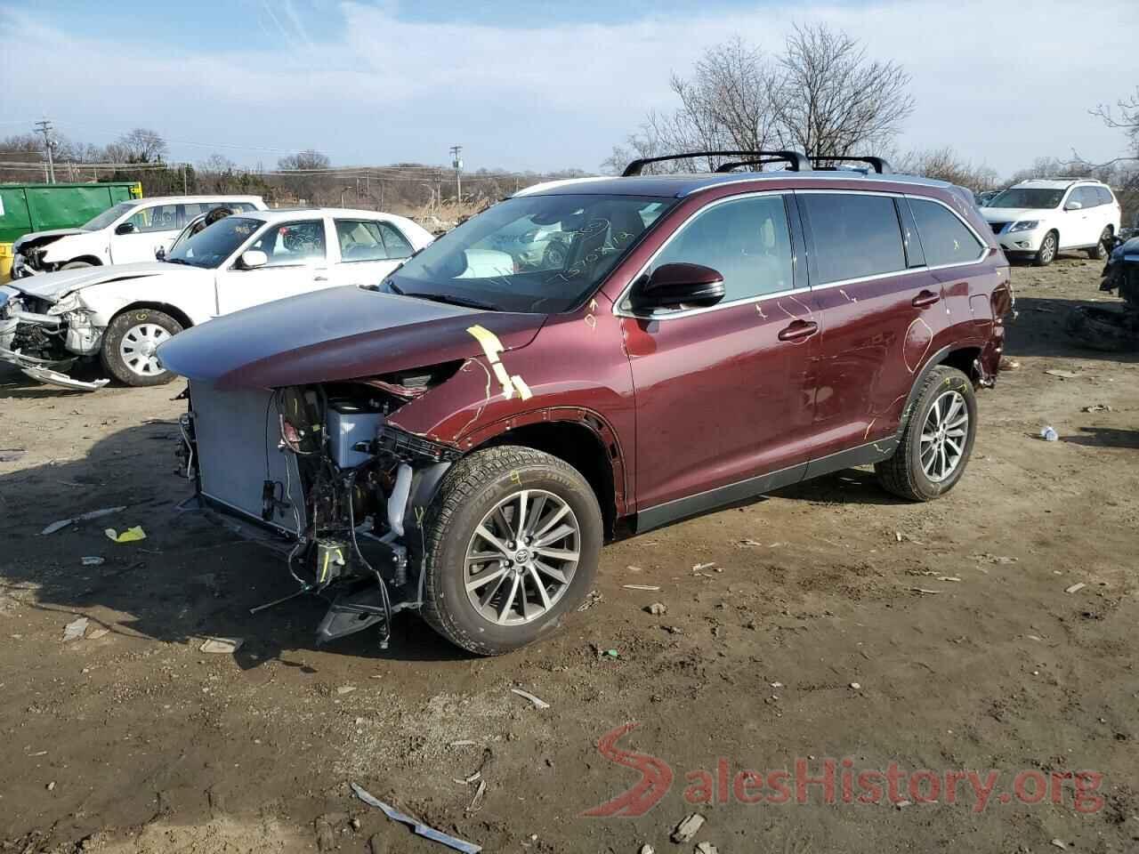 5TDJZRFH0KS743866 2019 TOYOTA HIGHLANDER