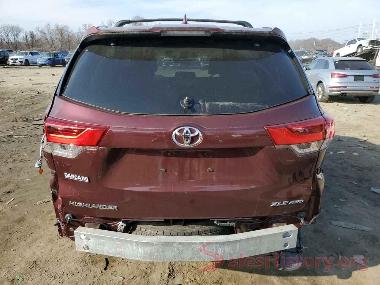 5TDJZRFH0KS743866 2019 TOYOTA HIGHLANDER